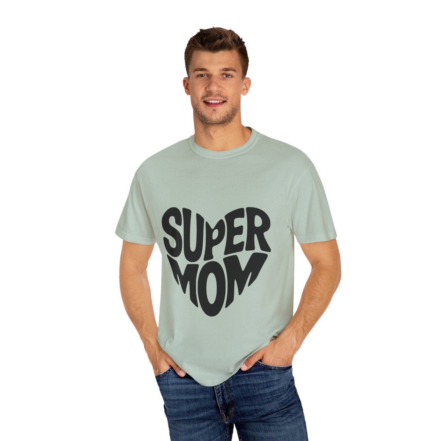 Super Mom Unisex Garment-Dyed T-Shirt - Perfect Gift for Mother's Day