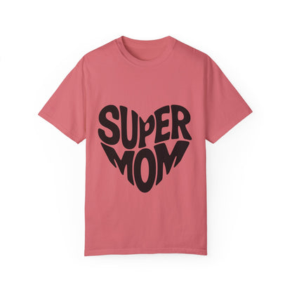 Super Mom Unisex Garment-Dyed T-Shirt - Perfect Gift for Mother's Day